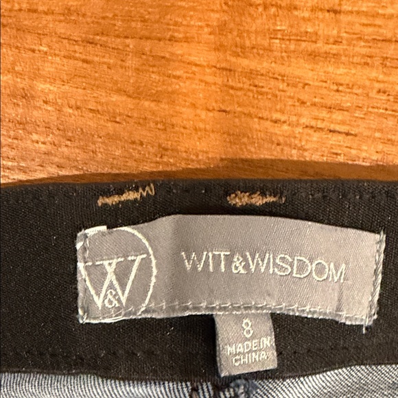 Wit & Wisdom Ab-Solution Dark Blue Skinny Jeans Size 8 - Picture 8 of 11